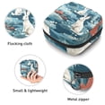 thumbnail image 3 of Rabbit Period Pouch Sanitary Napkin Pouch Travel Makeup Bag Small under Clothes Travel Pouch - 4.7x6.6x6.6 in. Velvet, Sponge, 3 of 6
