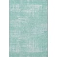 thumbnail image 3 of HomeRoots 667146 5 x 8 ft. Turquoise & Ivory Abstract Washable Machine Made Rectangle Area Rug with UV Protection, 3 of 9