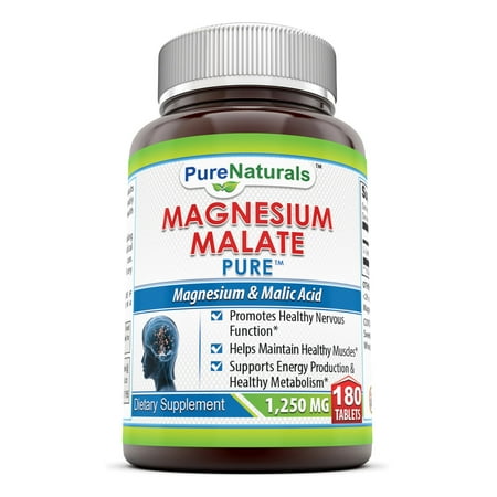 Douglas Labs 180 Tablets - Pure Naturals Magnesium Malate 1250 Mg 180 Tablets