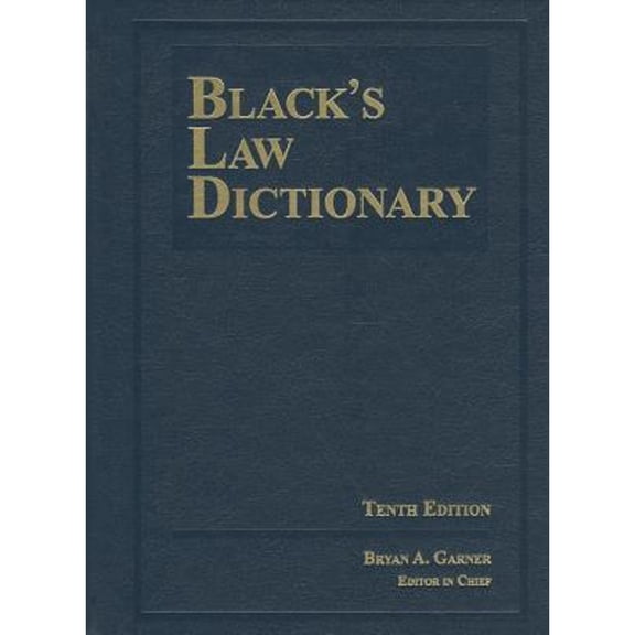 Pre-Owned Black's Law Dictionary 10th Edition, Hardcover (Hardcover)