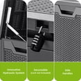 thumbnail image 4 of Uforic Lockable 100 Gallon Resin Deck Box, Heavy-Duty Weather Resistant Outdoor Storage Chest, Versatile Storage Solution for Patio Accessories and Daily Essentials,Dark Gray, 4 of 6