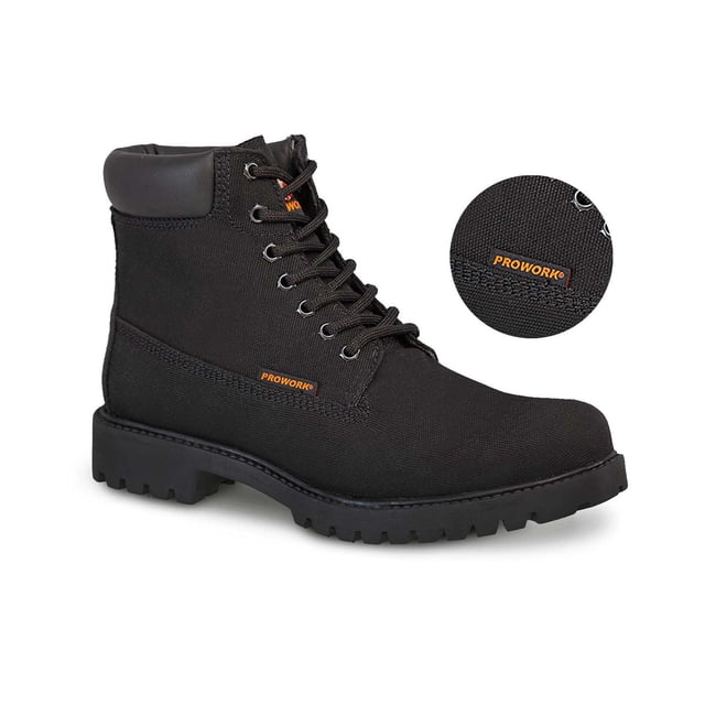 Bota hombre botin vaquero casual PRO WORK 77611 Negro 26