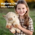 thumbnail image 2 of Peluche de vaca Highland Cuckool de 38 cm, juguete lavanda apto para microondas, 2 of 9