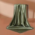 thumbnail image 3 of Bufanda cuadrada para mujer, bufandas suaves, modernas, portátiles, informales, absorbentes de agua, pañuelo para el cuello, pañuelo para la cabeza, p Verde, 3 of 8