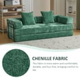 thumbnail image 7 of Hforesty Folding Convertible Sleeper Sofa Bed,Compressed Floor Boneless Couch,Modular Sofa for Living Room or Bedroom,No Assembly(DARK-GREEN)chenill, 7 of 7