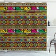 thumbnail image 1 of Ambesonne Colorful Shower Curtain, Geometric Modern Tones, 69"Wx84"L, Multicolor, 1 of 3