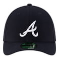 thumbnail image 2 of Men's New Era  Navy Atlanta Braves Player Replica 39THIRTY M-Crown Flex Hat, 2 of 5