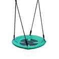 thumbnail image 1 of Gorilla Playsets 04-0033-G-BK Eclipse Green Swing with Black Rope - Large, 1 of 2
