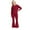 Wine, variant on Splozh Little Girls Clothes 2Pcs Girls 2 Piece Set Fall Spring Outfits Lounge Sets Long Sleeve Top Wide Leg Pants Sweatsuit Clothing Set Mint Green,11-12 Years