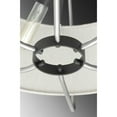 thumbnail image 6 of Progress Lighting Hangar 3-Light Pendant, Steel, Brushed Nickel, Off-White Linen Shade, 6 of 16