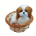 thumbnail image 3 of Lubelski Adorable Simulation Animal Poupée Peluche Mini Panier Chat Rabbit Chien Enfants Jouet de Noël, 3 of 8