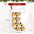 thumbnail image 4 of Daiia Autumn Woodland Characters Print Christmas Stocking，18"Large Knitted Xmas Stocking for Kids, Family Stocking for Fireplace Christmas Holiday Party Decoration, 4 of 7