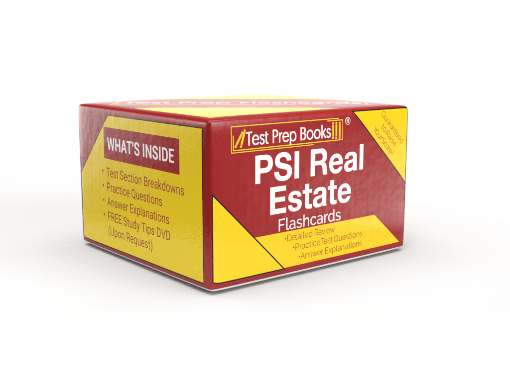 Buy PSI Real Estate Exam Prep Flash Cards PSI Real Estate Flashcard