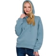 thumbnail image 2 of Zenana Drawstring Relaxed Fit Fleece Hoodie, 2 of 3