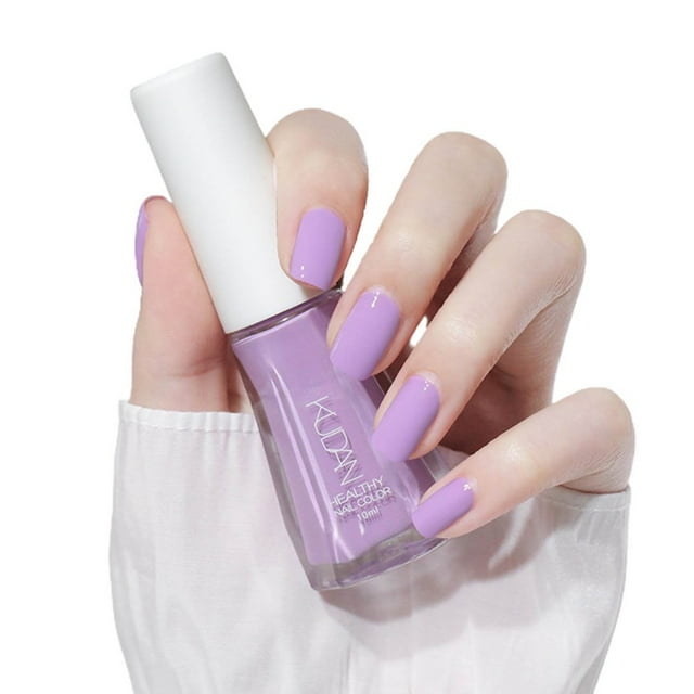 10ml Quick Drying Nail Polish Water-Based Tearable Sequins Baking Free Long Lasting Nail Polish for Female