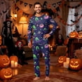 thumbnail image 2 of Halloween Family Matching Pajamas Sets, Halloween Family Loungewear, Ghost Pumpkin PJS Sleepwear, Halloween Seasonal Home Wear Relaxing Casual Loungewear for Family Indoor Leisure, 2 of 7
