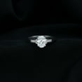 thumbnail image 3 of Rosec Jewels Lab Created Diamond Engagement Ring - 6X8 mm Oval, EF-VS Grade Certified, 10K White Gold, US 8.00, 3 of 9