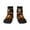 3 Black, variant on Halloween Decoration Pattern Quarter Crew Socks,Toe Seamed Ankle Socks,Cotton Cushioned Breathable Athletic Crew Sports Socks