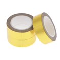 thumbnail image 2 of 3 rollos de cinta adhesiva de papel washi metálico para decoración de regalos, 15 mm dorado, 2 of 7