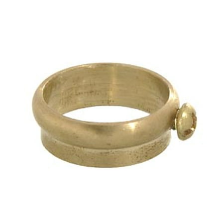 

B&P Lamp® Turned Brass Slip Ring 1/2 Slip Size