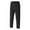 #Black, variant on DPTALR George Men's Casual Solid Color Elastic Waist Jogger Pants with Pockets,Black Big and Tall Men XL