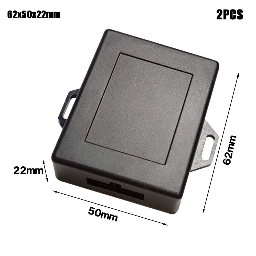 2pcs Hot High Quality Black DIY Enclosure Boxes Waterproof Cover ...