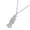 Silver, variant on Death Pendant Necklace Titanium Steel Gothic Chain Necklace Unique Neck Jewelry Suitable for Daily Wear Parties Gifts