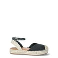 thumbnail image 3 of Time and Tru Women's Ankle Strap Espadrille Sandals, 3 of 5