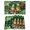 Green Gold DarkGreen, variant on Placemats Set of 6, St. Patrick's Day Woven Placemat, Linen Place Mats for Kitchen/Dining Tables, Cute Gnomes Lucky Shamrocks Green Black Plaid Washable Table Mats for Party