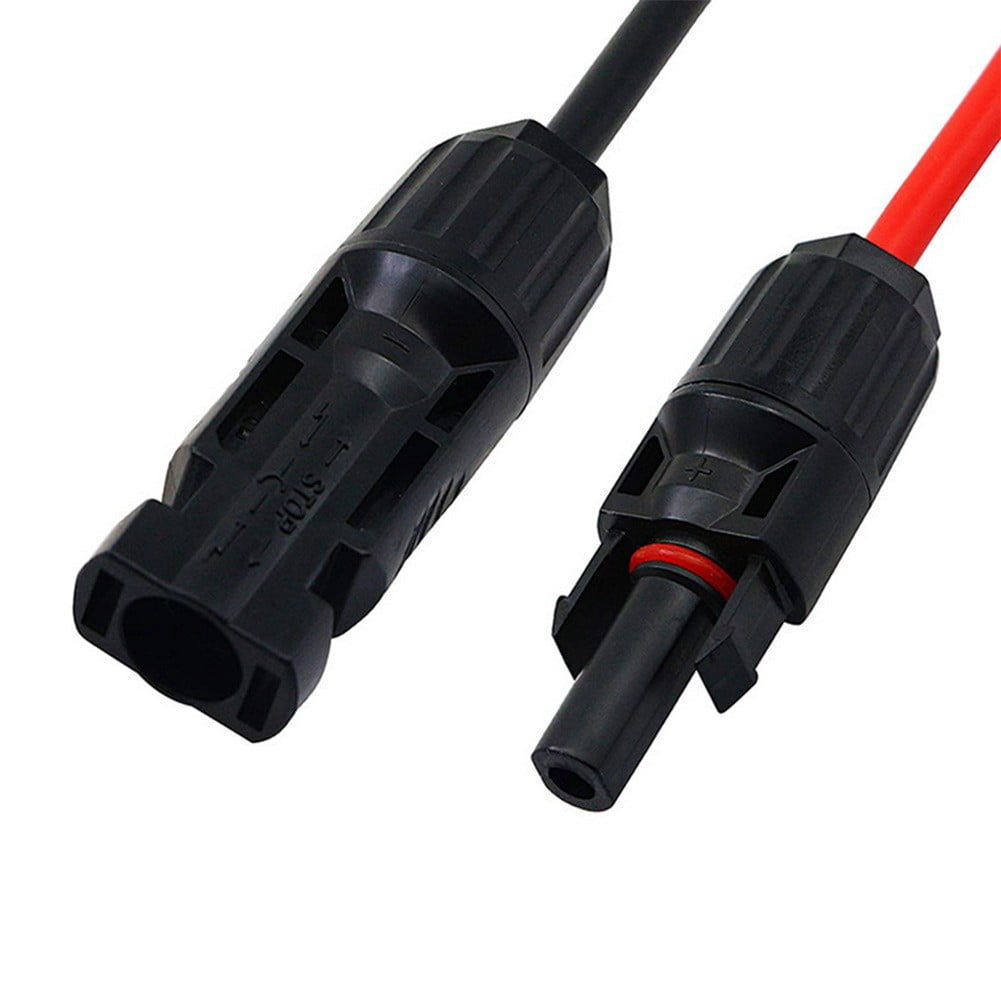 0.5M Solar Pv Panel Extension Cable Sae Photovoltaic Connector Wire 10Awg