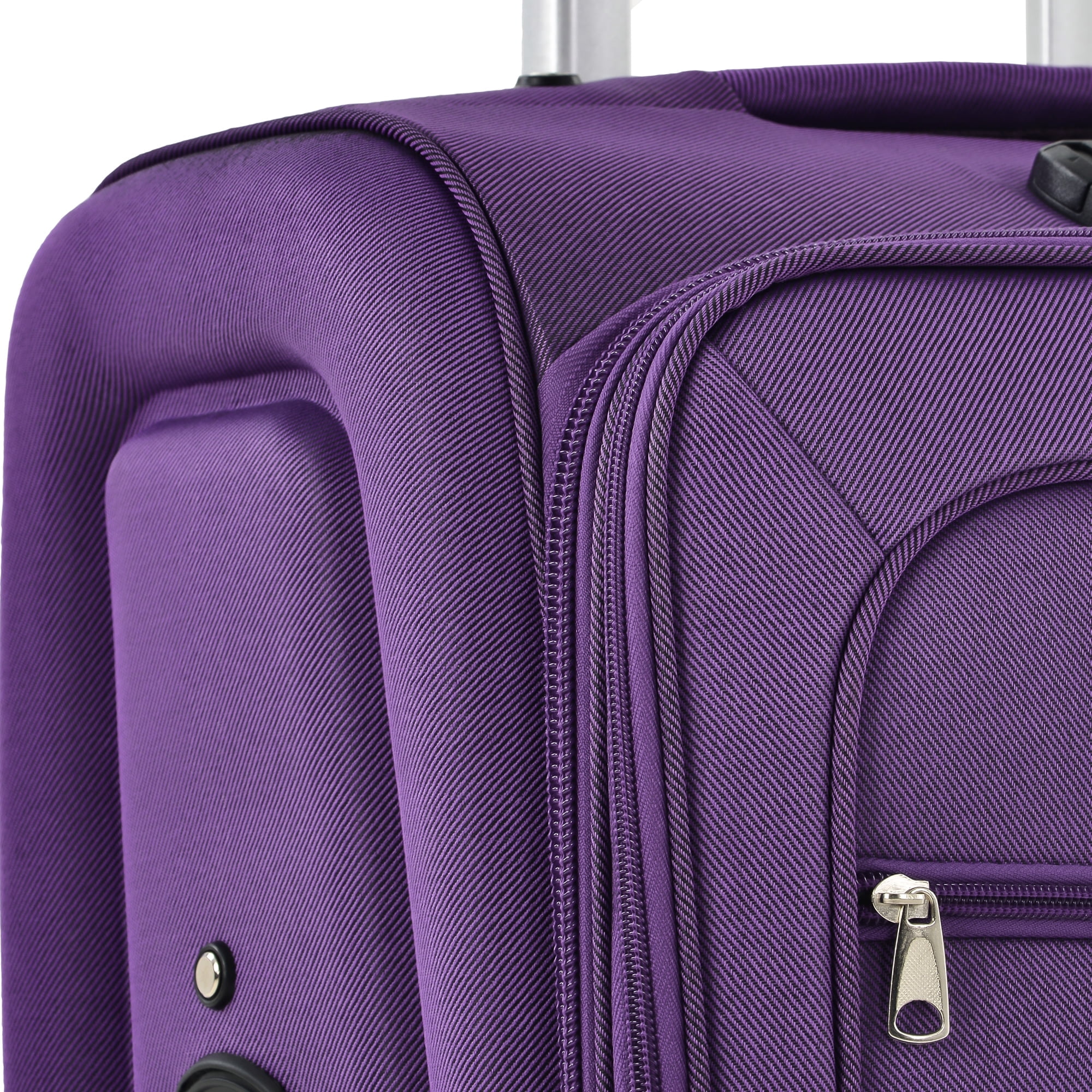 Softside Luggage Expandable 3 Piece Set Suitcase Upright Spinner Softshell Lightweight Luggage Travel Set-22/26/30 inches