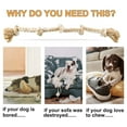thumbnail image 6 of ddyzya Dog Rope Toys for Large/Medium Aggressive Chewers, Tough Cotton Chew Toy, 3 Feet 5 Knots Indestructible, Tug of War Dog Pull Rope Teeth Cleaning, 6 of 7