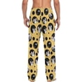 thumbnail image 4 of FREEAMG Cute Rat Pajama Pants for Men, Men's Separate Bottoms, Pure Cotton Comfortable Lounge Pants for Men（541）, 4 of 7