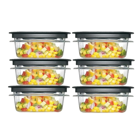 Set de almacenamiento de alimentos Utensilux Rubbermaid Premier de 1,25 L, 12 unidades