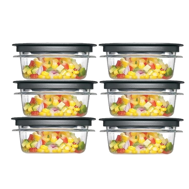Set de almacenamiento de alimentos Utensilux Rubbermaid Premier de 1,25 L, 12 unidades