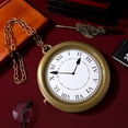 thumbnail image 4 of KAKOWELY Collar con reloj dorado para Halloween, cosplay, reloj colgante para el cuello, decoración para fiestas de disfraces., 4 of 5