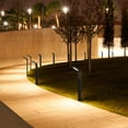 thumbnail image 5 of C Cattleya Low-voltage Black Aluminum LED Landscape Path Lights with Frosted Glass Shade(10-Pack), 5 of 7