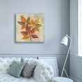thumbnail image 5 of Epic Graffiti 'November Leaves I' by Silvia Vassileva, Canvas Wall Art, 37"x37", 5 of 8