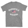 thumbnail image 1 of Marshfield Wisconsin Patriot Men's Cotton T-Shirt, 1 of 1