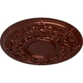 thumbnail image 3 of 32 3/4"OD x 2 1/2"P Jackson Ceiling Medallion (Fits Canopies up to 13 1/2"), Hand-Painted Antique Copper, 3 of 6