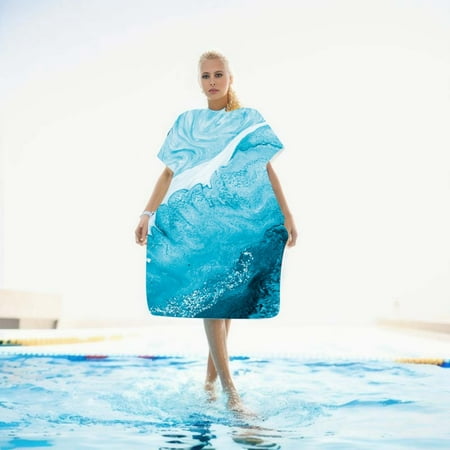 

Adult Hooded Bath Towel Microfiber And Cape Beach Quick Drying Bathrobe Cape Sea Beach Bathrobe Bath Towels Dark Towel Set Teal Dark Hand Towel Decorative Hand Towels Bathroom And Kitchen Towels And