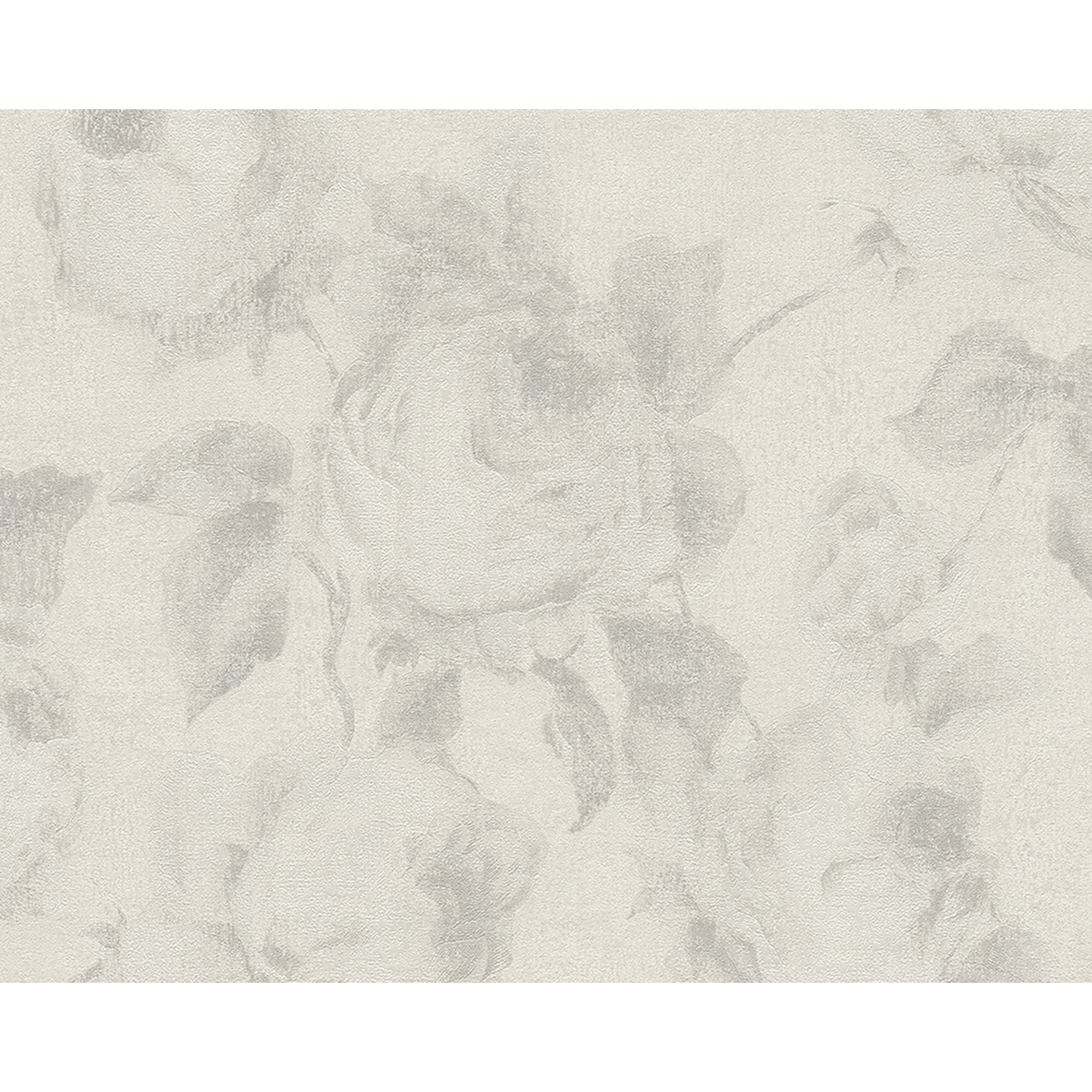 Bohemian Burlesque Textured Classic Romantic Stylish White Wallpaper Roll