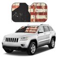 thumbnail image 4 of Bingfone Wood Grain Bald Eagle Car Windshield Sunshade,Sun Foldable Sun Shield Sun Visor for Car - Medium, 4 of 8