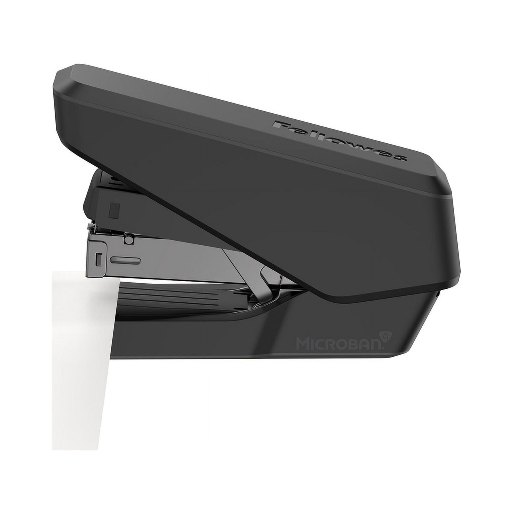 Fellowes® EasyPress Half Strip Stapler, 40 Sheet Capacity, Black, EA (FEL5014401)