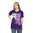 thumbnail image 4 of TSmartArt @ Walmart. Lady Lilac Unisex Dark2 T-Shirt, Sizes M-3XL, 4 of 6