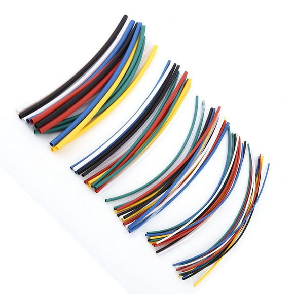 Shrinkable Tubing 70Pcs Heat Shrink Tubing 2:1 5 Sizes Assortment Electric Insulation Heat Shrink Tube Kit Shrinking Tube Wrap Industrial Tubing