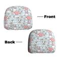 thumbnail image 6 of Kdxio Cute Rabbit And Heart Pattern Print 2 Piece Car Head Rest Covers Set Auto Front/Rear Seats Headrest Cover Universal Fit Most Cars,Sedan, SUV, 6 of 9