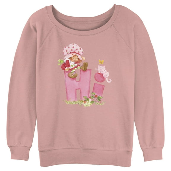 Junior's Strawberry Shortcake Hi Friends Sweatshirt
