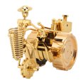 thumbnail image 4 of Desktop Clock, Alarm Clock Tractor Shape 23.5x14x10cm  For Bedroom Gold,Balck Gold,Red, 4 of 8