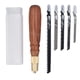 thumbnail image 2 of Herramienta de Modelo de Sierra Mini A Mano, 5 Cuchillas de Acero de Alto Carbono Modelo Modelo Craft Saw Saw Wood Rama Many de Madera para Carpintería de Carpintería, 2 of 7